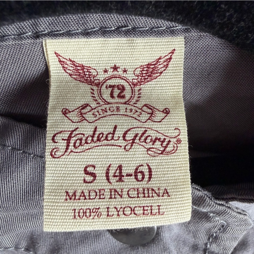 Faded Glory Gray Drawstring Utility Jacket - image 7